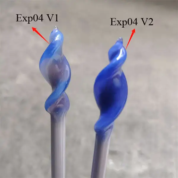 Exp04V2 New Borosilicate Color-changing Glass Rod Burned Glass Hard Material Glazed Material Weighs 0.5KG