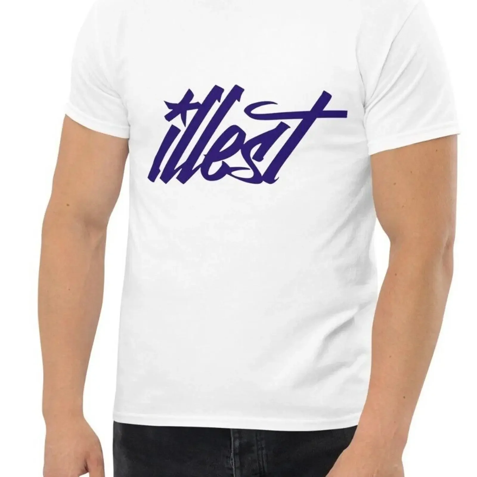 New JDM illest Men's Classic T Shirt S 3XL Assorted Colors vintage Washed Unisex Versatile Top For Everyday Wear Breathable