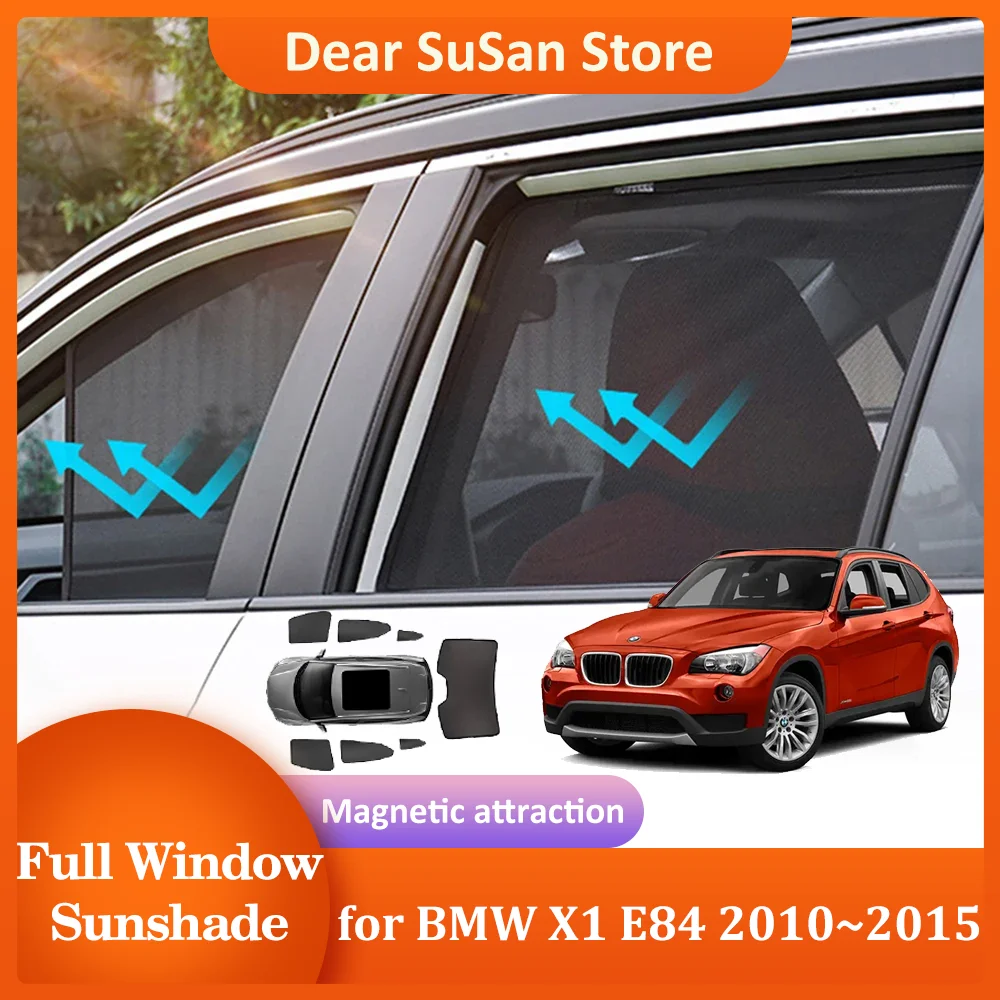 

Car Magnetic Sunshade Mat for BMW X1 E84 2010~2015 2011 Roof Windshield Curtain Sun Visor Window Sunroof Pad Cover Accessories