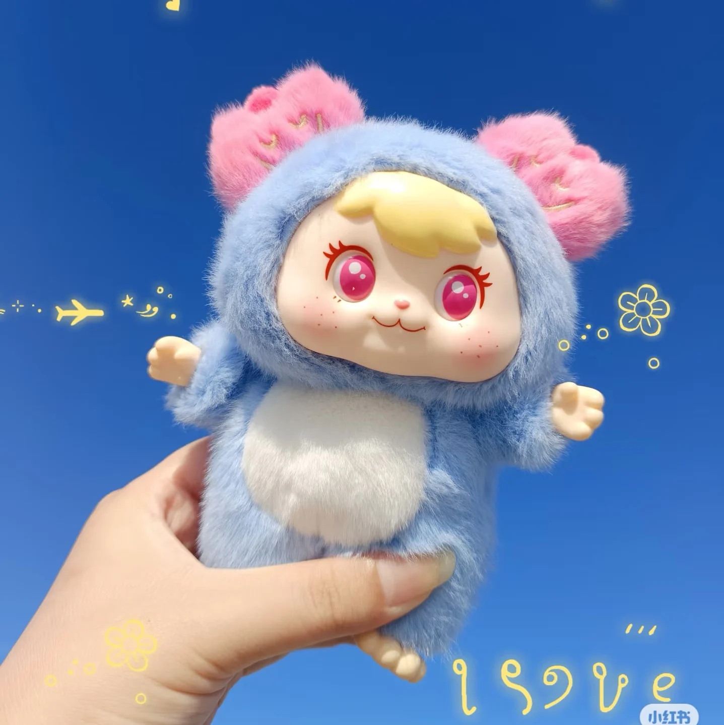 

In-Stock Little Sheep Ajioo Adventure With Adorable Friends Series Blind Box Vinyl Face Trendy Figurines Decorative Pendants