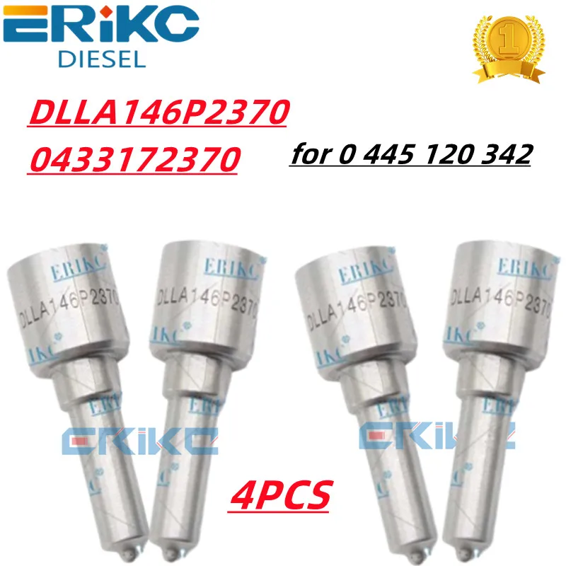 

DLLA146P2370 0433172370 Best Quality Common Rail Nozzle DLLA146P2370 0433172370 ERIKC for Injector 0445120342/0 445 120 342