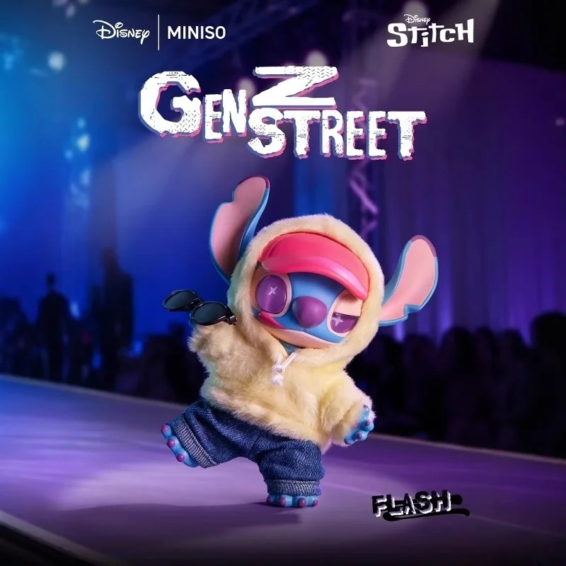 Original Stitch Genz Street Series Blind Box Vinyl Panda Mystery Box Anime Figure Room Decoration Collection Kid Custom Gift