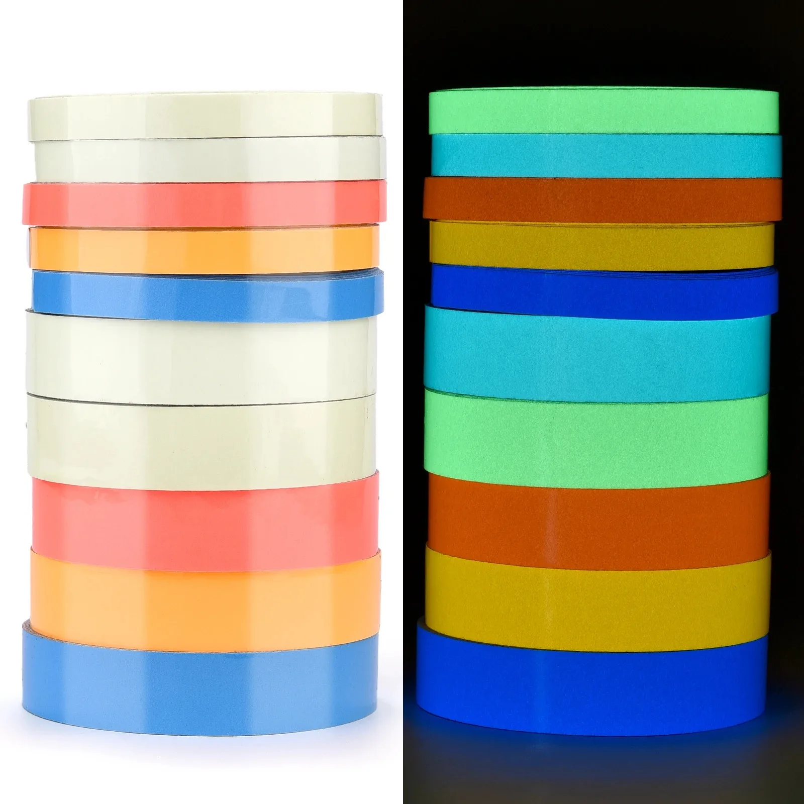 3m Long-Lasting Fluorescent Night-Use Self-Adhesive Luminous Stickers Tape, Safety Protection Home Decoration Warning Tape