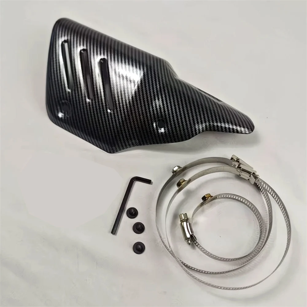 exhaust pipe cover For QJMotor SRK800RR SR800 For Scorpio/Akrapovic exhaust pipe anti scald insulation board/protective cover