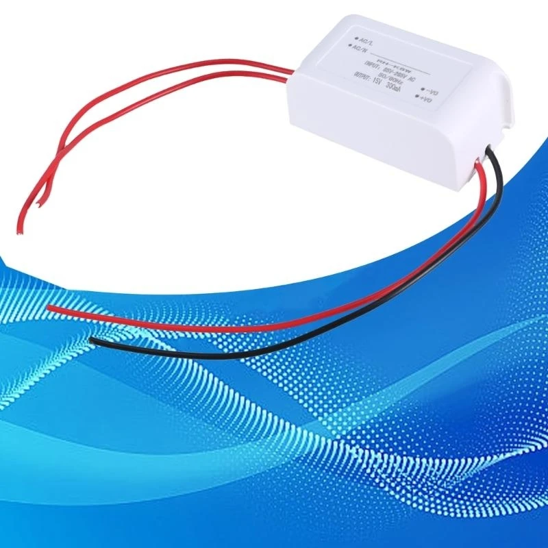 E56B Universal AC85V-265V to DC15V 300mA Power Supply Adapter Multi Purpose Converter for Router Speaker Toy