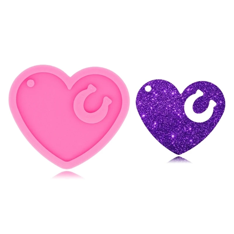 DIY Keychain Epoxy Resin Mold Handicrafts Jewelry Pendant UV Epoxy Silicone Mould DIY Crafts Decorations Resin Mould