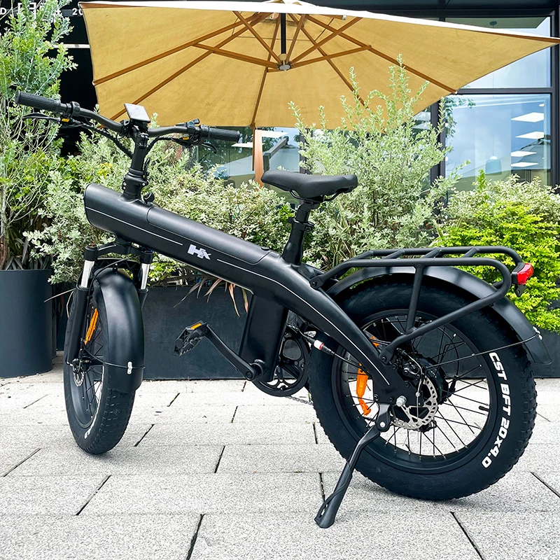 750W Fat Tire Electric Bike 20 Inch 45km/h High Speed E-bike Off-road Mountain City Cargo Bicycle Adults Bicicleta Electrica MTB image 9