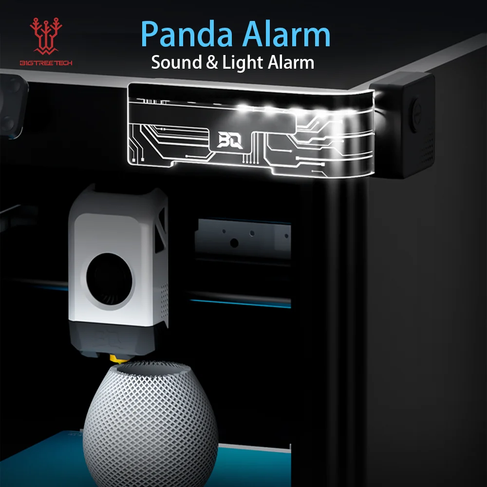 BIGTREETECH Panda Alarm Sound & Light Alarm Status Indicator Shorten Troubleshooting Time DIY For Bambu Lab P1P P1S 3D Printers