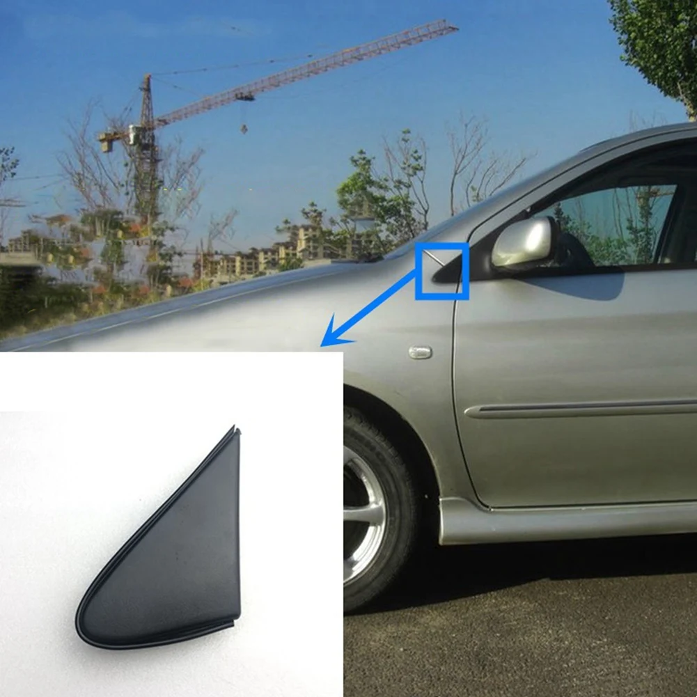 Car Front Window Rearview Side Mirror Triangle Garnish Cover Panel Triangle Corner Plate for TOYOTA VIOS 2002-2007