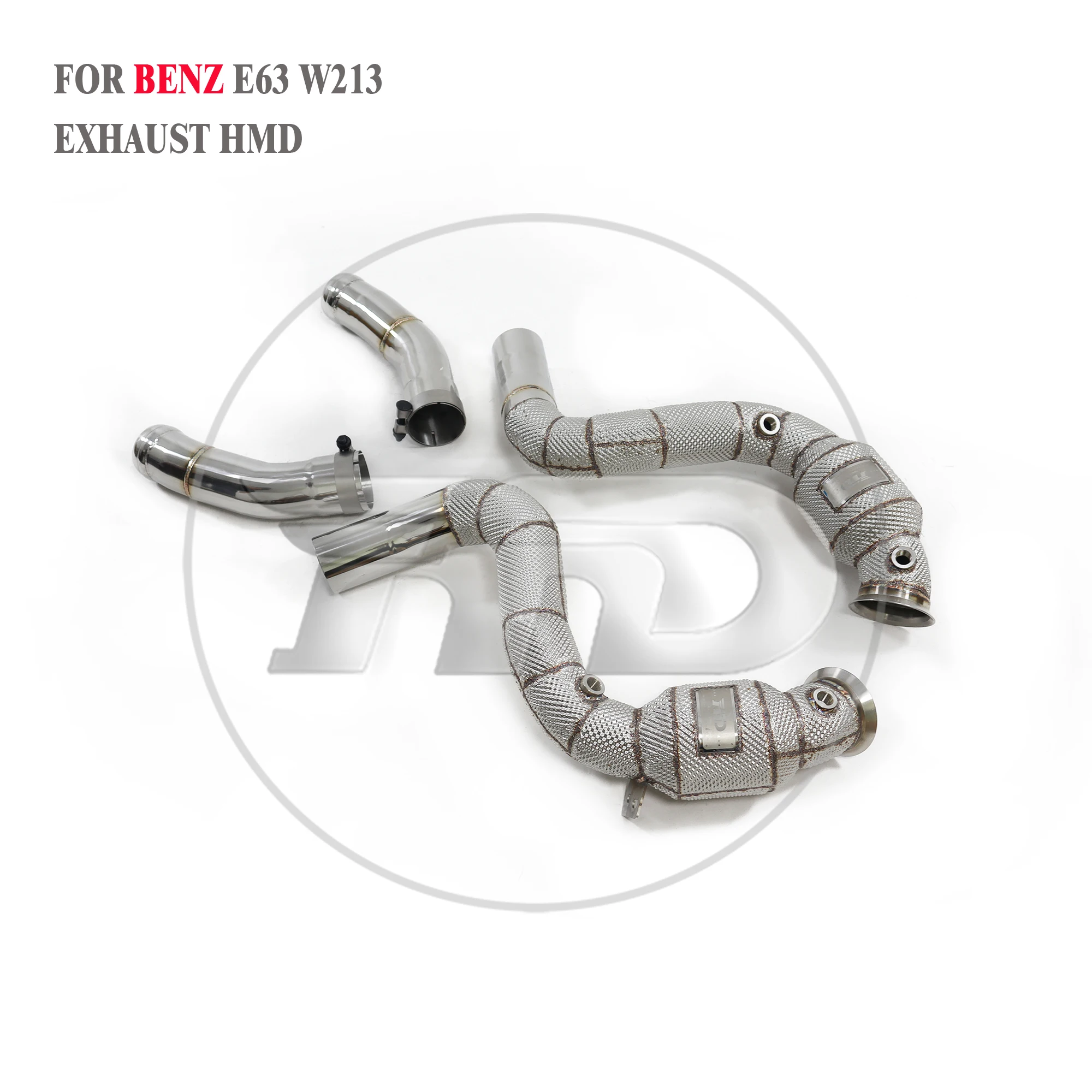 HMD Downpipe for Mercedes Benz E63 W213 Exhaust System Stainless Steel Performance Catalytic Header Car Accessories