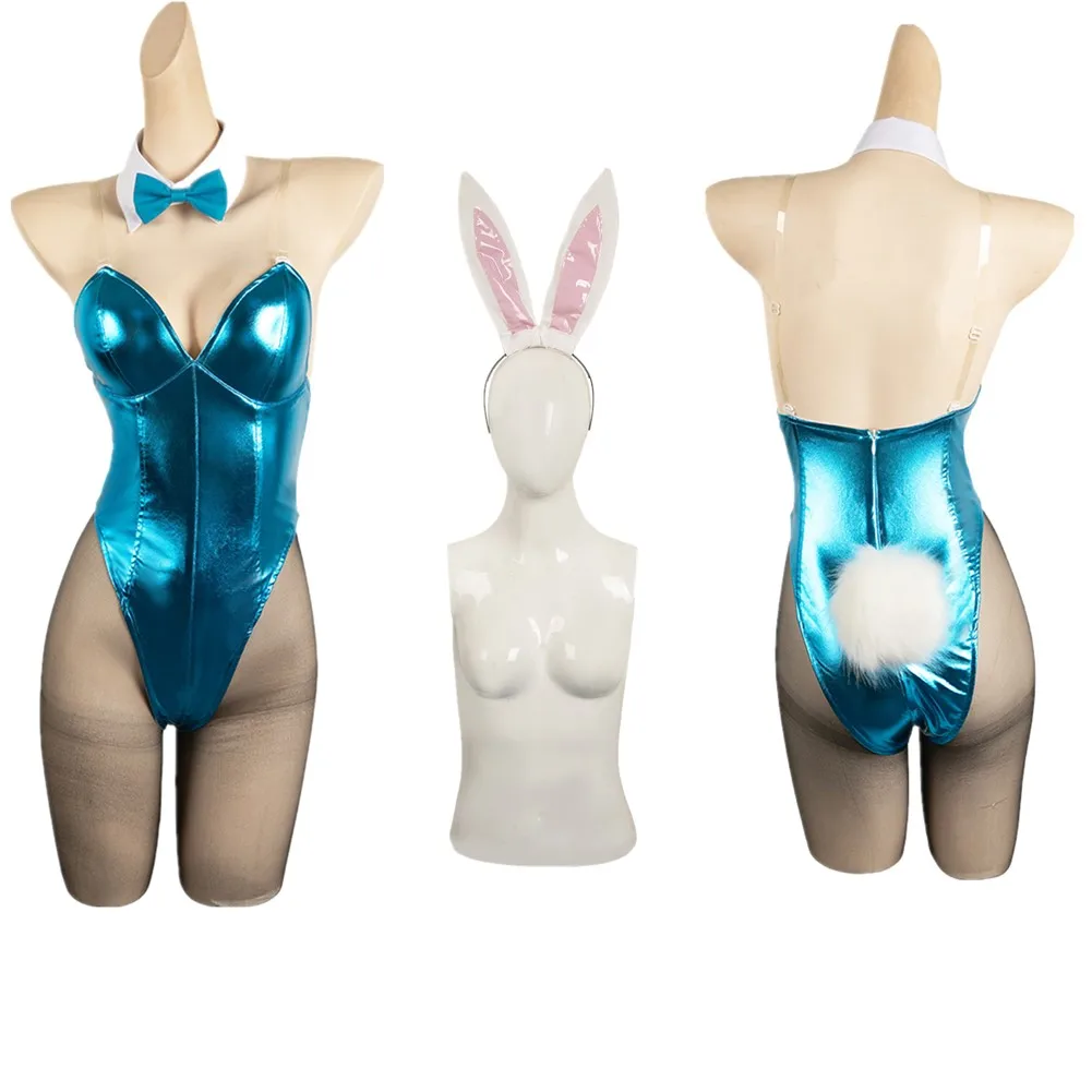 Blue Archive ICHINOSE ASUNA Cosplay Costume Adult Fantasy Bunny Girls Jumpsuit Headband Outfits Halloween Carnival Party Suit