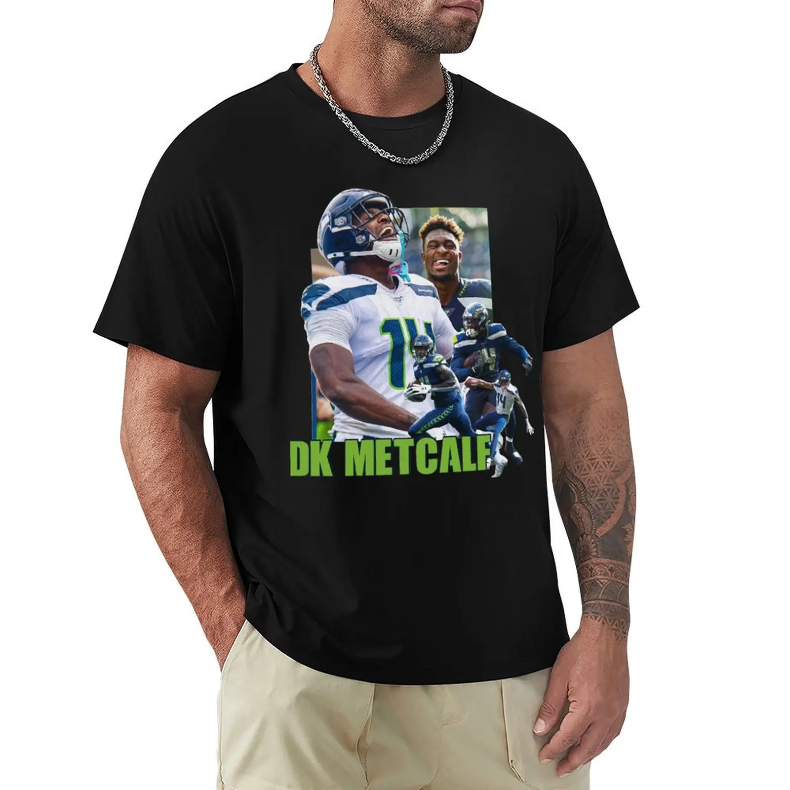 DK Metcalf T-Shirt blanks summer clothes rapper graphic tees t shirts men