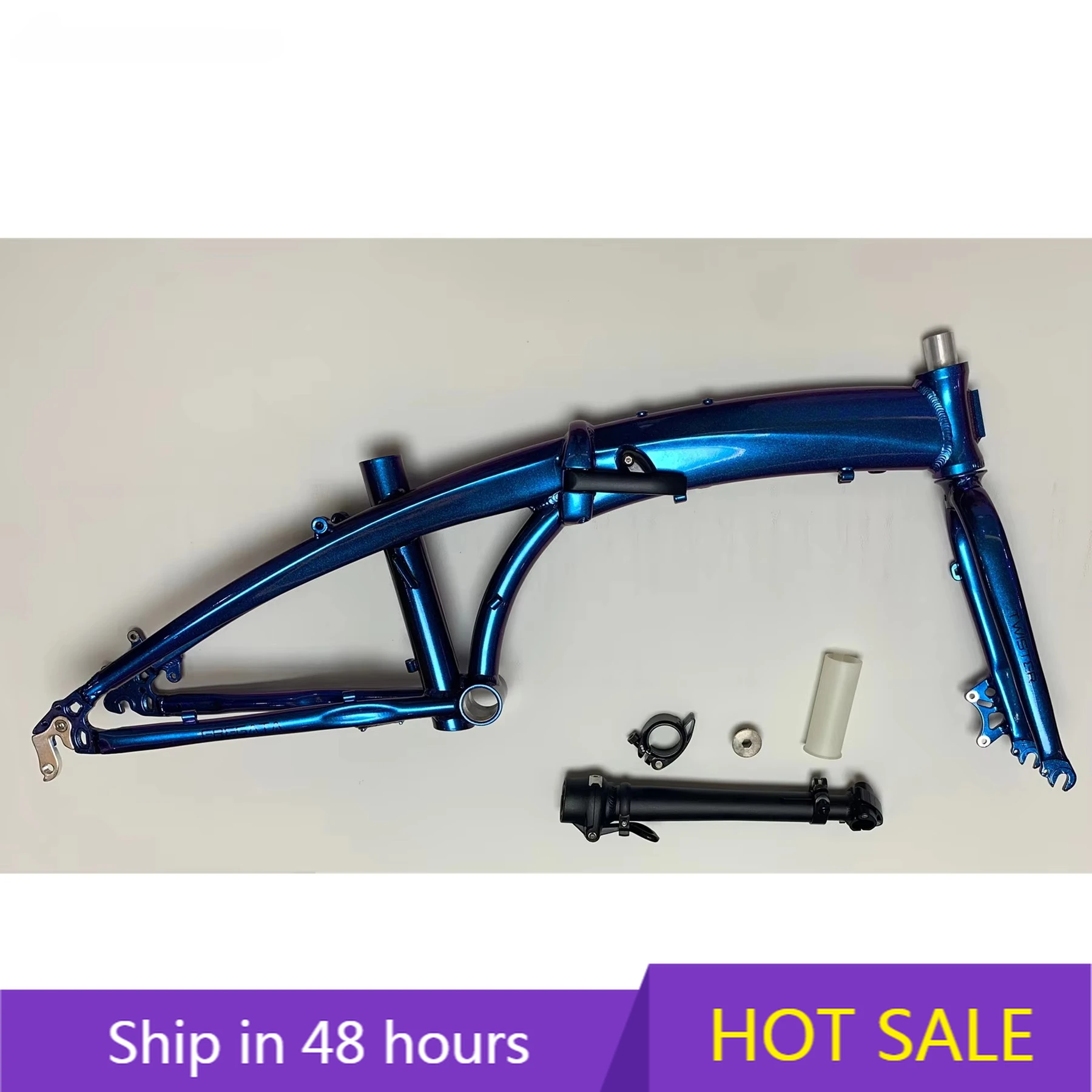 

Складная велосипедная рама YTYIN FREGATA TWISTER 6061, велосипедная рама из алюминиевого сплава, легкая P-рамка, дисковый тормоз, комплект колес 406/451, 20 дюймов, 10