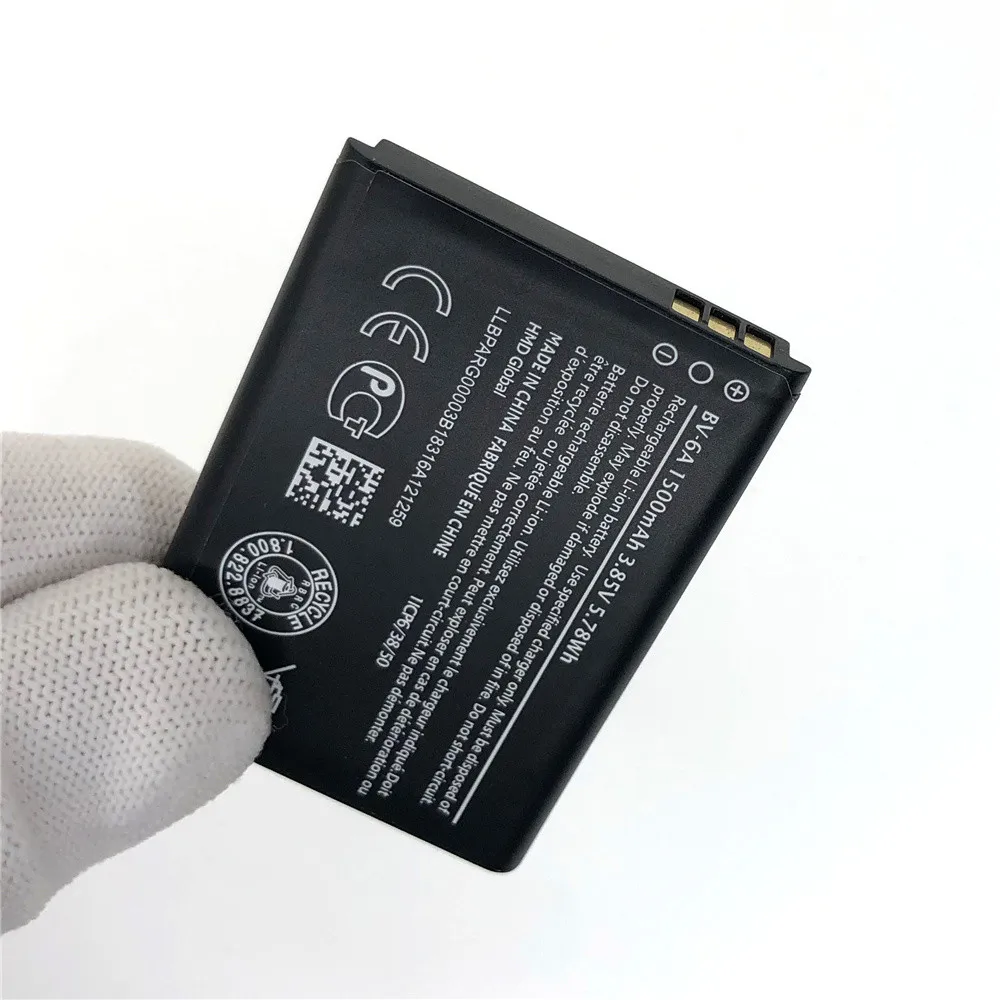 BV-6A BV6A 1500mAh Phone Li-ion Replacement Battery for Nokia Banana 2060 3060 5250 C5-03 8110 4G Rechargeable Battery Batteria