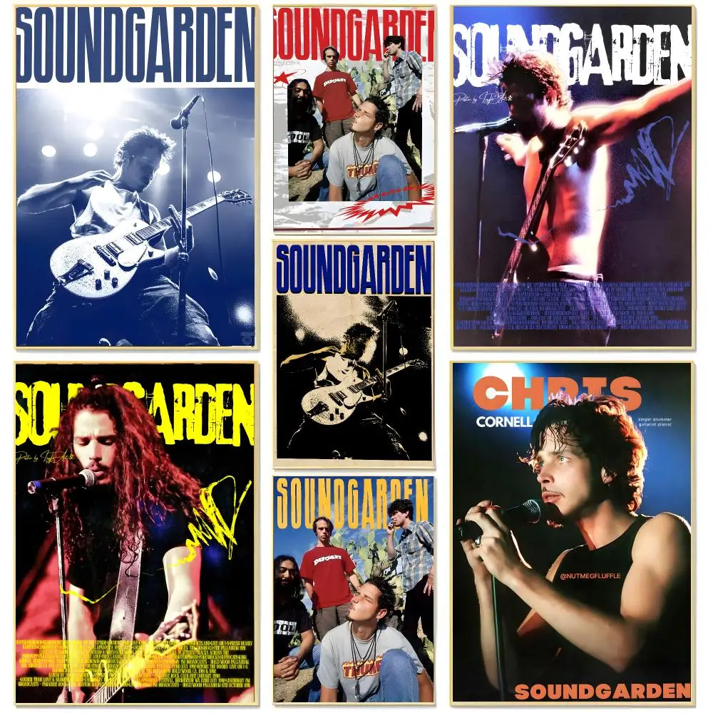 band rock S-Soundgarden Poster Living Room Bedroom Decorative Print Unframed Decor
