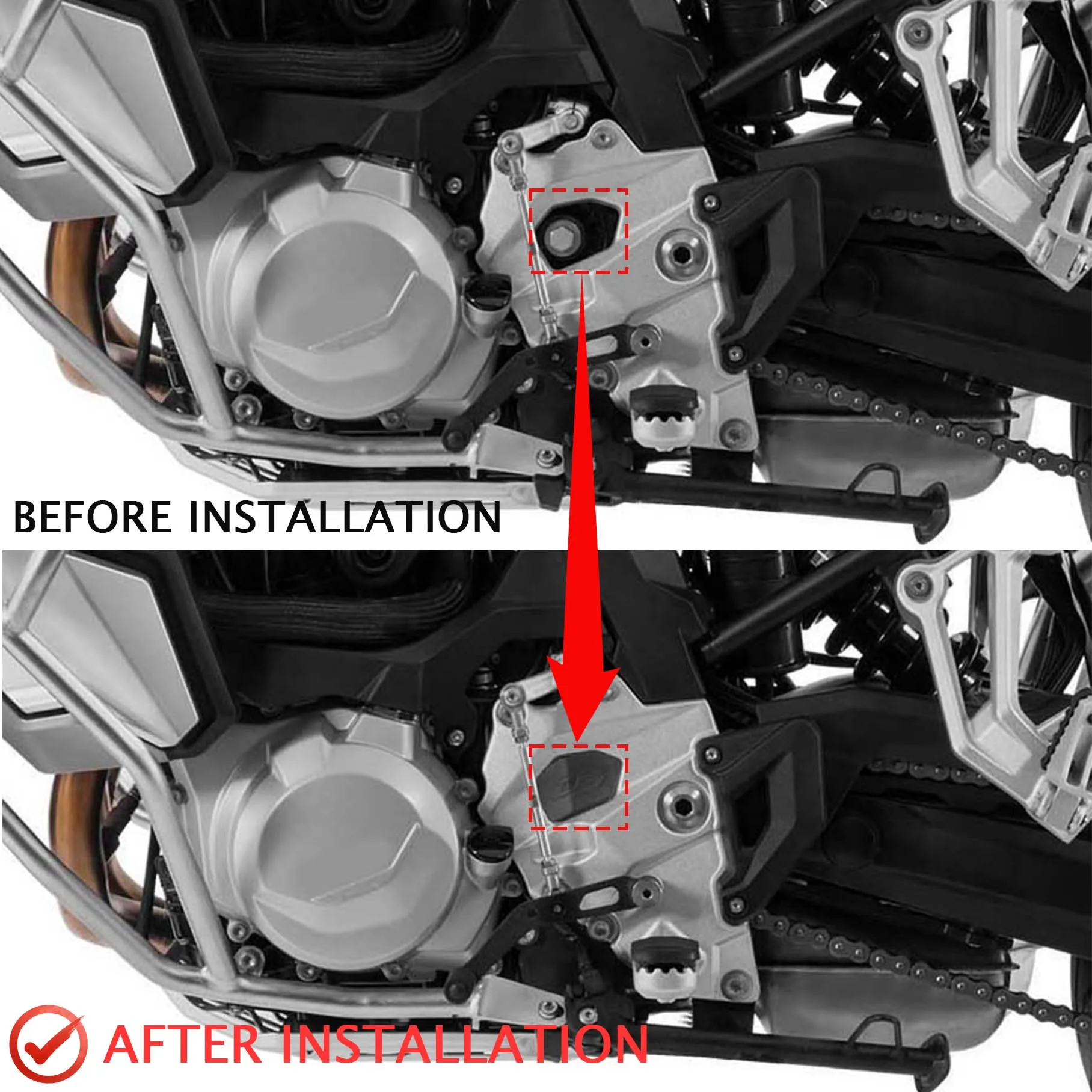 オートバイフレーム穴カバーキャッププラグ装飾フレームキャップセット Voge DSX900 DS900X DSX 900 DSX DS900 DS 900 X 900X 2024 2025用