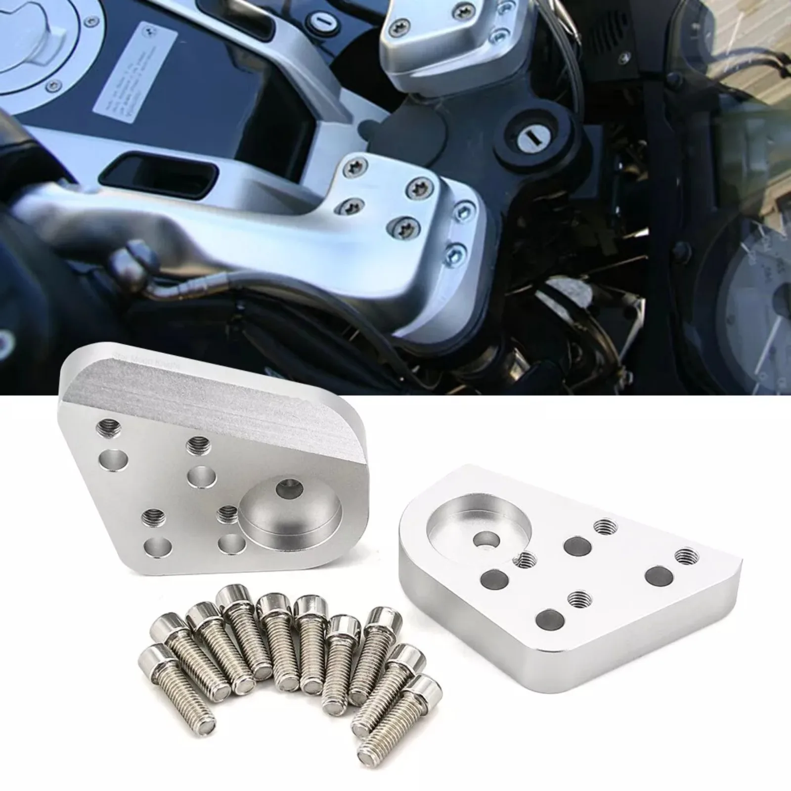 

Handlebar Risers Extender Adaptors Kit for BMW R1100R R1100RT R1150RT R1200RT