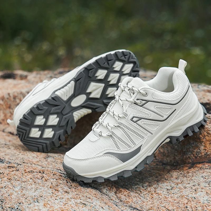 

Outdoor Hiking Shoes Men Anti-slip Wear-resistant Sports Shoes Men Lace-up Comfortable Soft Breathable Fashion Casual Shoes Men