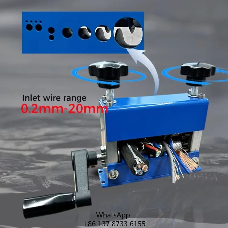Professional Manual Wire Stripper Tool | Handheld Portable Cable Stripper For 0.2-20MM Wires