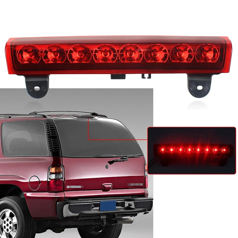 LED 3Rd Third Brake Tail Light Rear High Mount Lamp for 2000 2001-2006 Chevy Suburban Tahoe for GMC Yukon