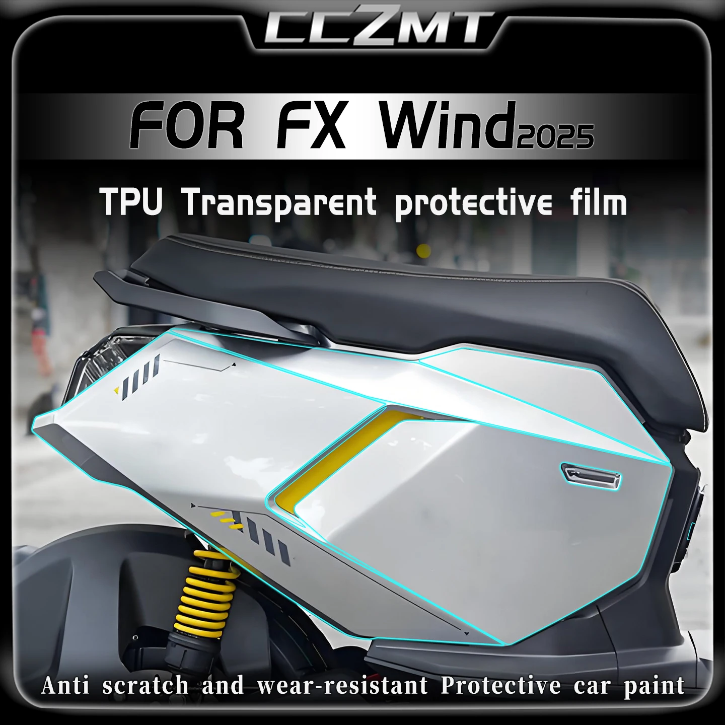 

For NIU FX Wind 2025 Transparent Invisible Car Cover Film Body Scratch Protection Sticker Motorcycle Modification Accessories