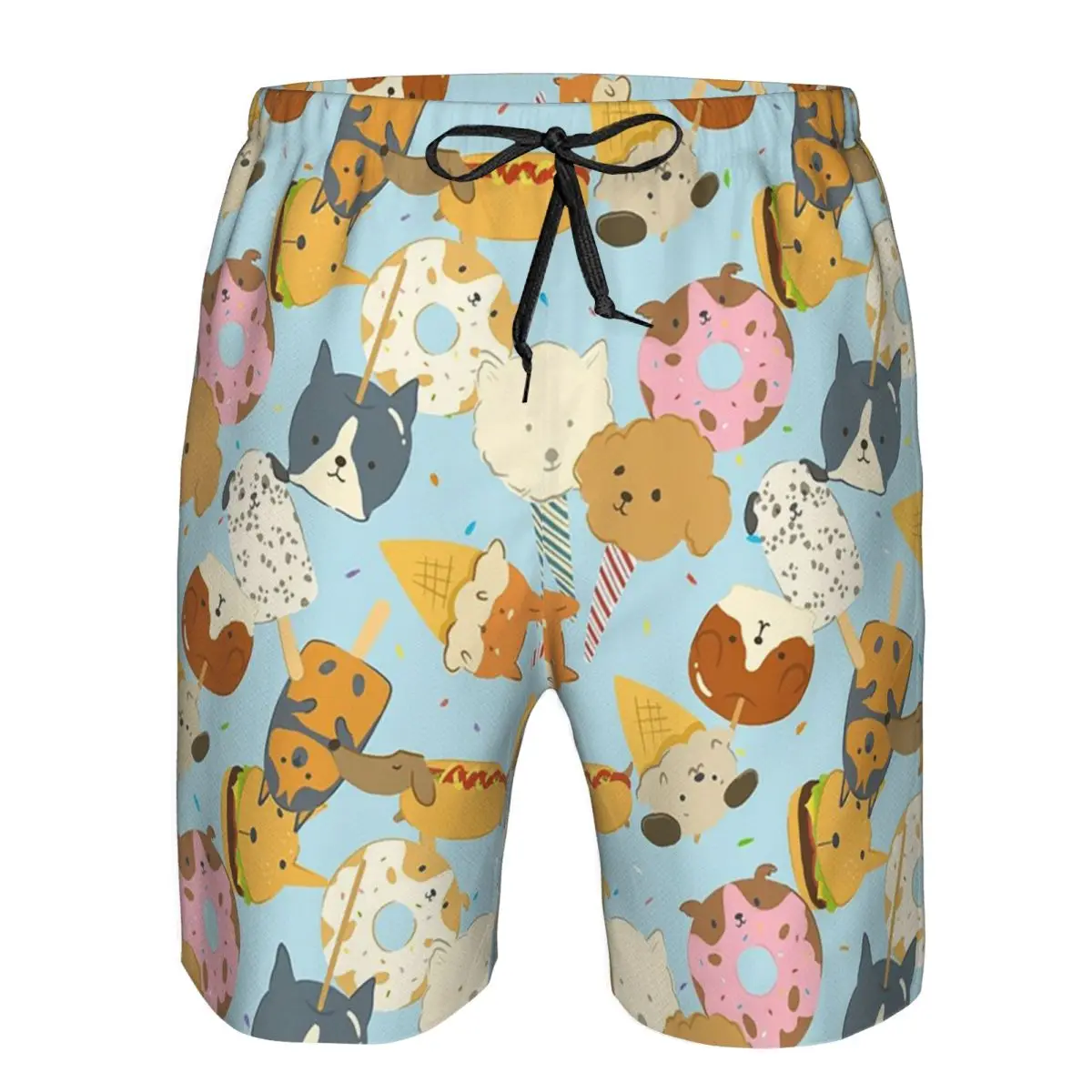 

Dog Treats Trunks Beach Board Shorts Casual Quick Dry Swim Summer Men Pants