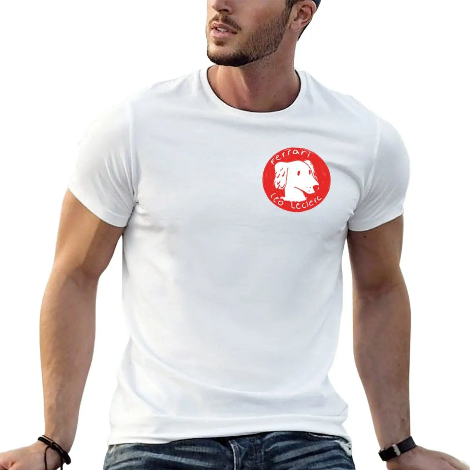 

Leo Leclerc cartoon T-Shirt man graphic t shirt t shirts for man slim fit T-Shirt