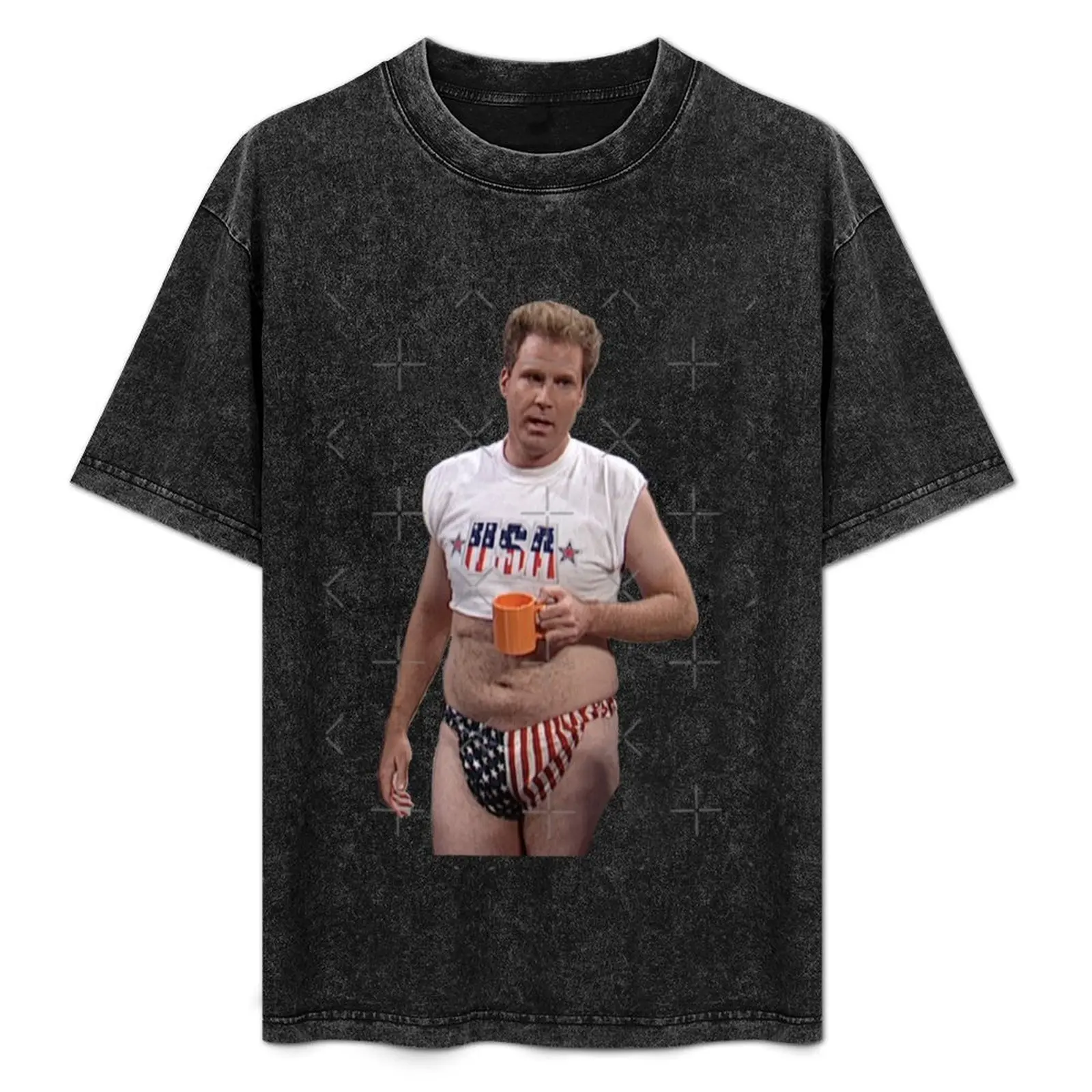 

Will Ferrell - 4th of July - SNL Classic T-Shirt Holiday All Match T-Shirt