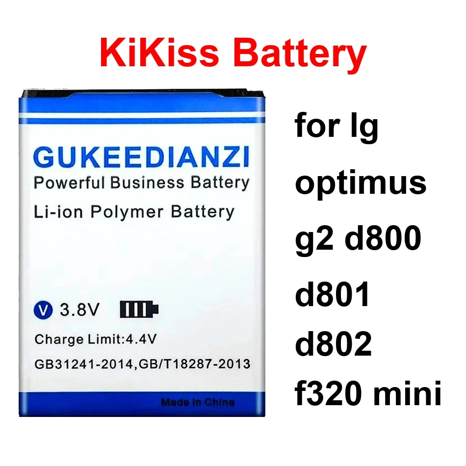

Mobile Phone Battery Fast Charging BL-59UH BL-54SG BL-T7 3900-4900Mah For LG Optimus G2 D800 D801 D802 F320 Mini