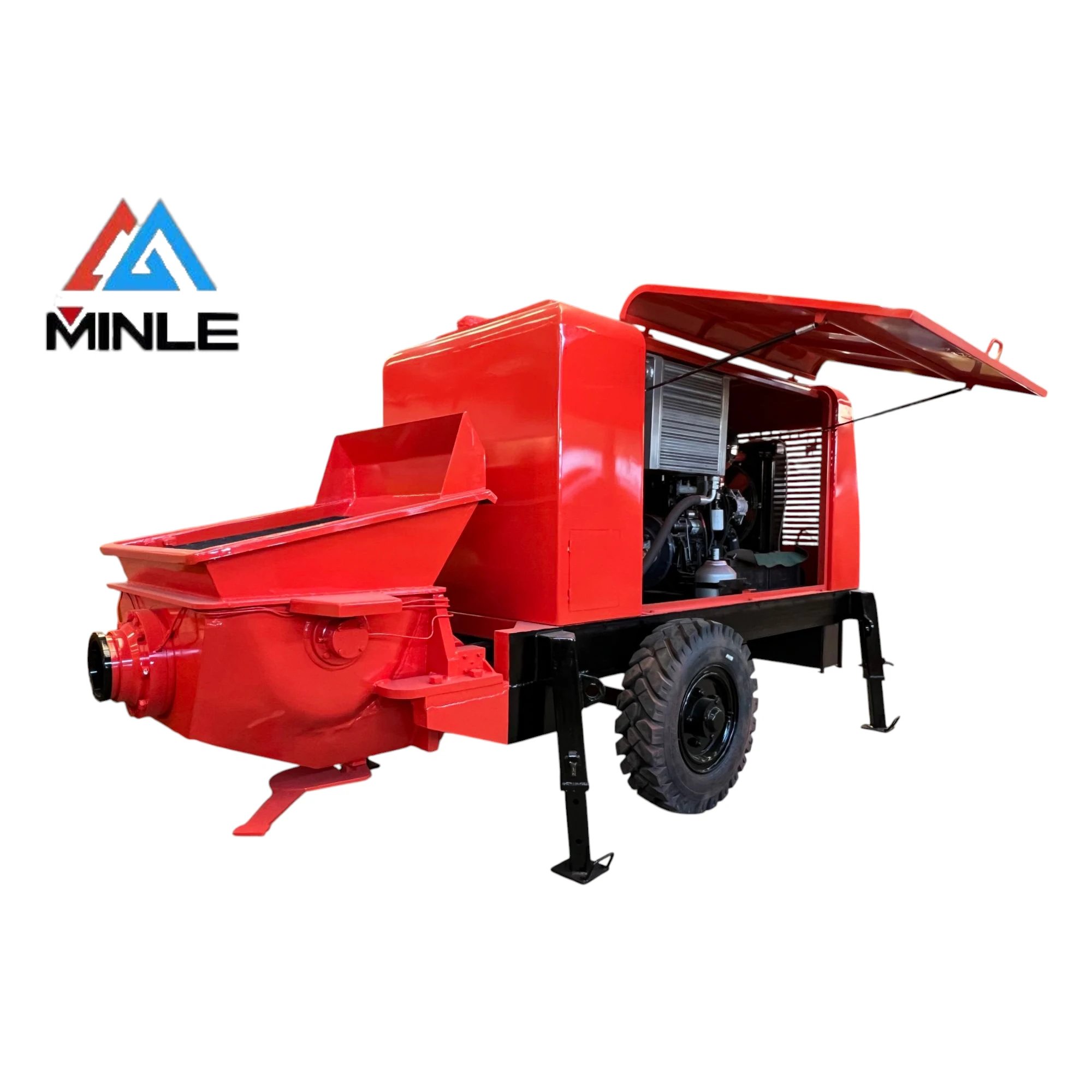 

YG Customized Factory Direct Diesel Concrete Pump 50 Competitive Price and Fast Delivery Trailer Concrete Pump With Euro 5