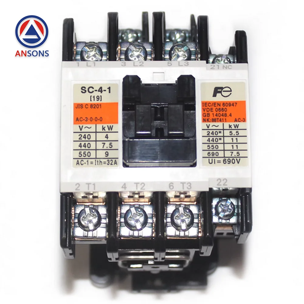 

SC-4-1 1B AC110 Fuji Elevator Brake Contactor Ansons Elevator Spare Parts