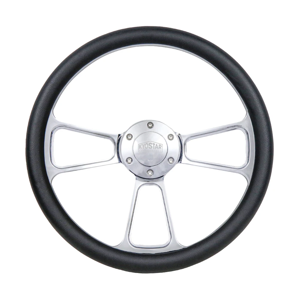 Universal New 14 inch 350mm microfiber leather steering wheel