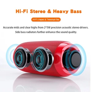 Taşınabilir kablosuz hoparlör bluetooth hoparlör müzik ses kutusu bluetooth subwoofer fm radyo bocina akustik erişim, yüksek sadakat 8 Çekirdekli satışlar, 125'in başı-no. 2