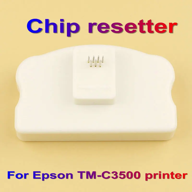 Printer Chip Resetter Kit for Epson TM-C3500 3520 3510 Cartridge Model SJIC22P Printing IC Chip Resetter Print Reset Chip Kits