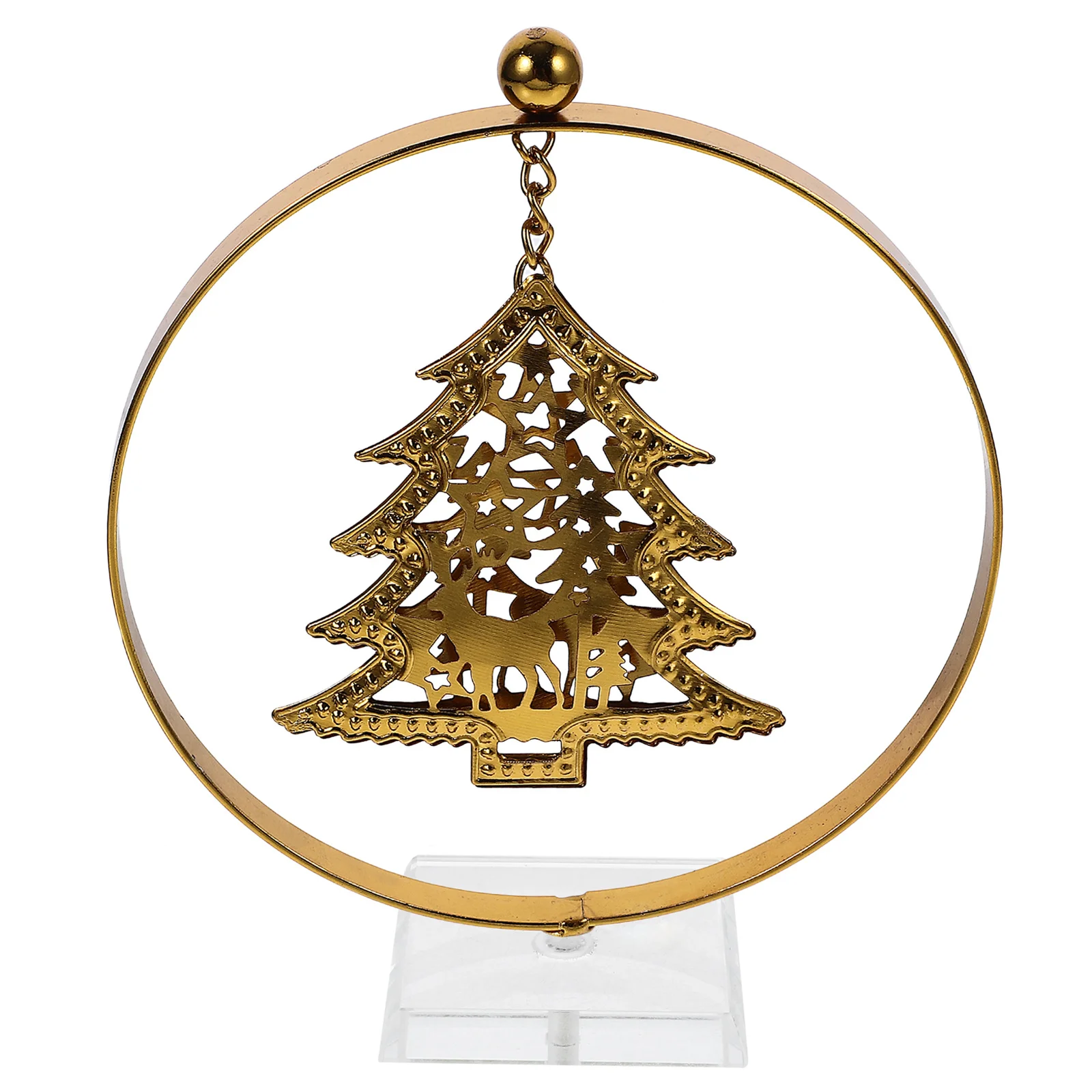 

Christmas Tree Table Decor Metal Crystal Desktop Christmas Tree Ornament For Home Festival Xmas Decoration