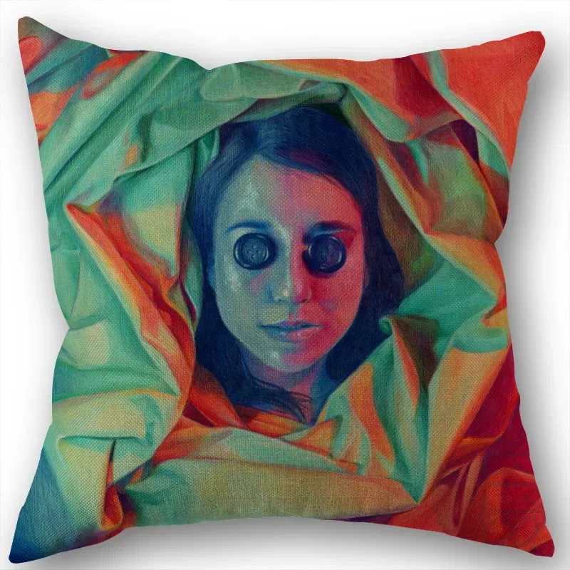 CORALINE-funda de almohada de algodón, para el hogar cubierta decorativa, boda, 45x45cm