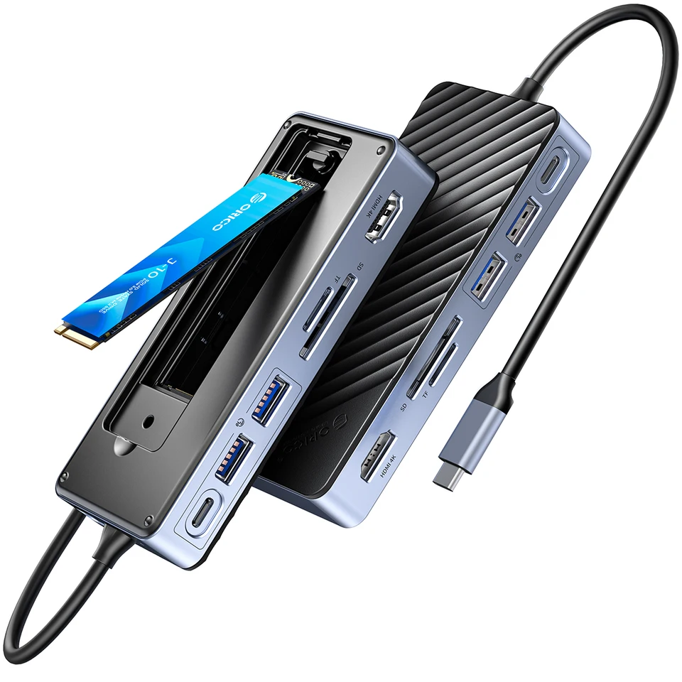 ORICO-USB cハブラップトップドッキングステーション、ssd
