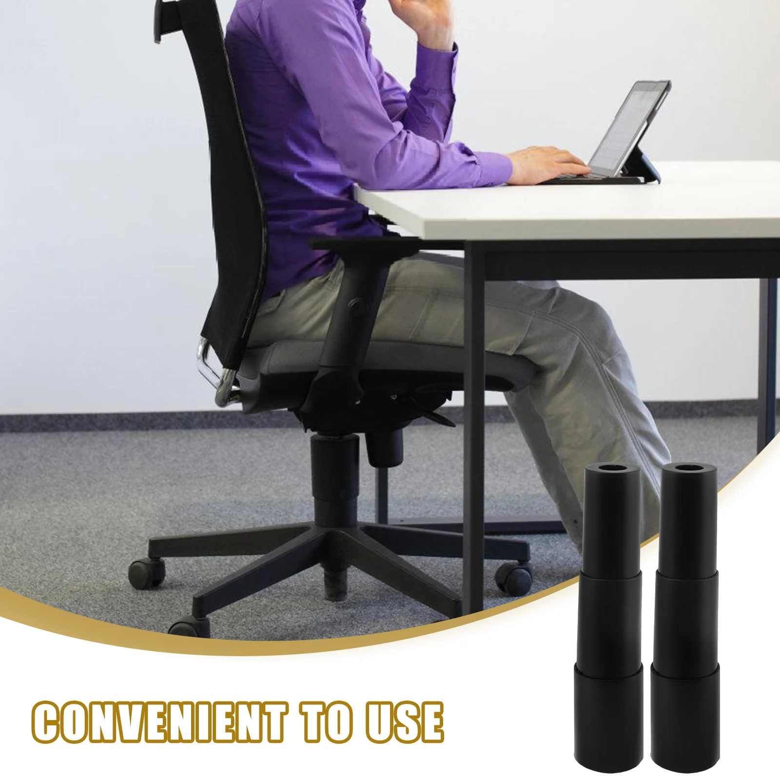 

2pcs Chair Cylinder Lift Sleeve For Office Chair Cover Gas Cylinder Replacement Protection Cover Telescoping Dust Proof