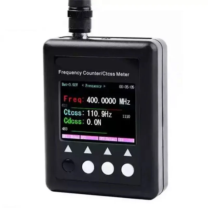 SF-401plus Handheld Frequency Tester Analog & DMR Digital Walkie Talkie Frequency Decoder