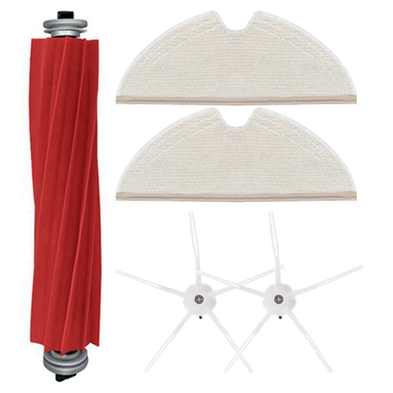 Kit acessório para Roborock, Q7 Max, Q7 Max, Q7 Max Plus, escova lateral, panos de esfregão, escova principal
