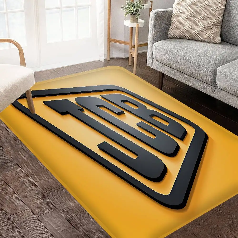 Excavator J-JCB logo Door Mat Nordic Style Bedroom Living Room Doormat Home Balcony Anti-Slip Alfombra