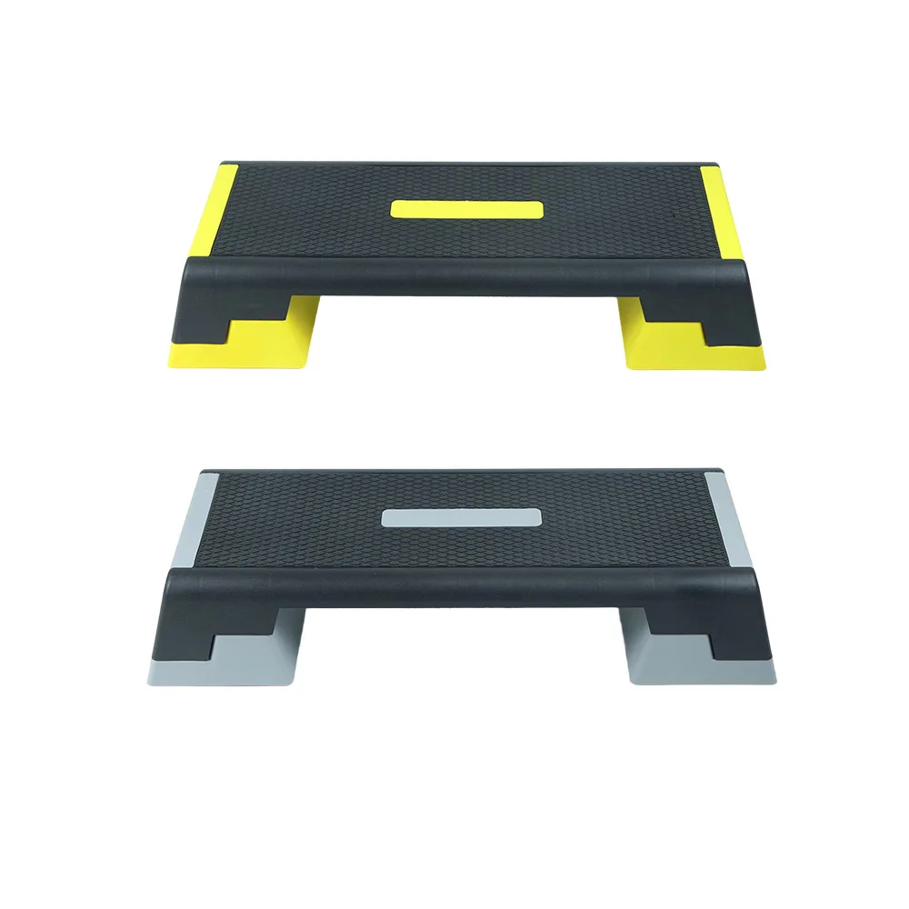 

Aerobic Stepper Gym Equipment Fitness Exercise Step Platform Trainer Adjustable Height Workout Aerobic Stepper Step Platform