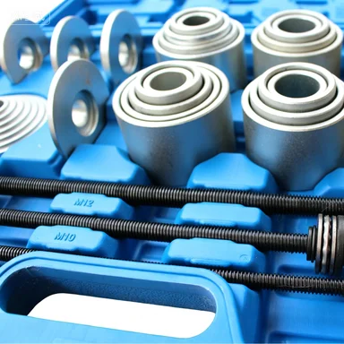 36pcs Car Bushing Extractor Press Tool Kit Universal Auto Chassis Silent Block Remover Install Tool Storage Case