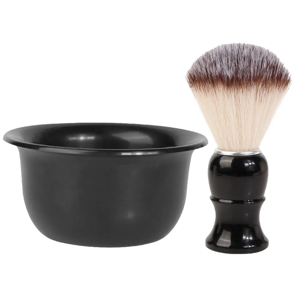 

1Set Men Shaving Kit with Premium Badger Hair Brush and Ceramic Shaving Bowl for Rich Lather Smooth Shave Daily Grooming Beard