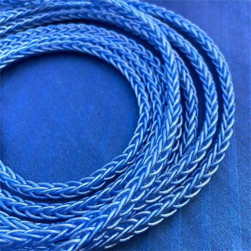 7N single crystal copper silver plated 8 strands upgrade line 504core