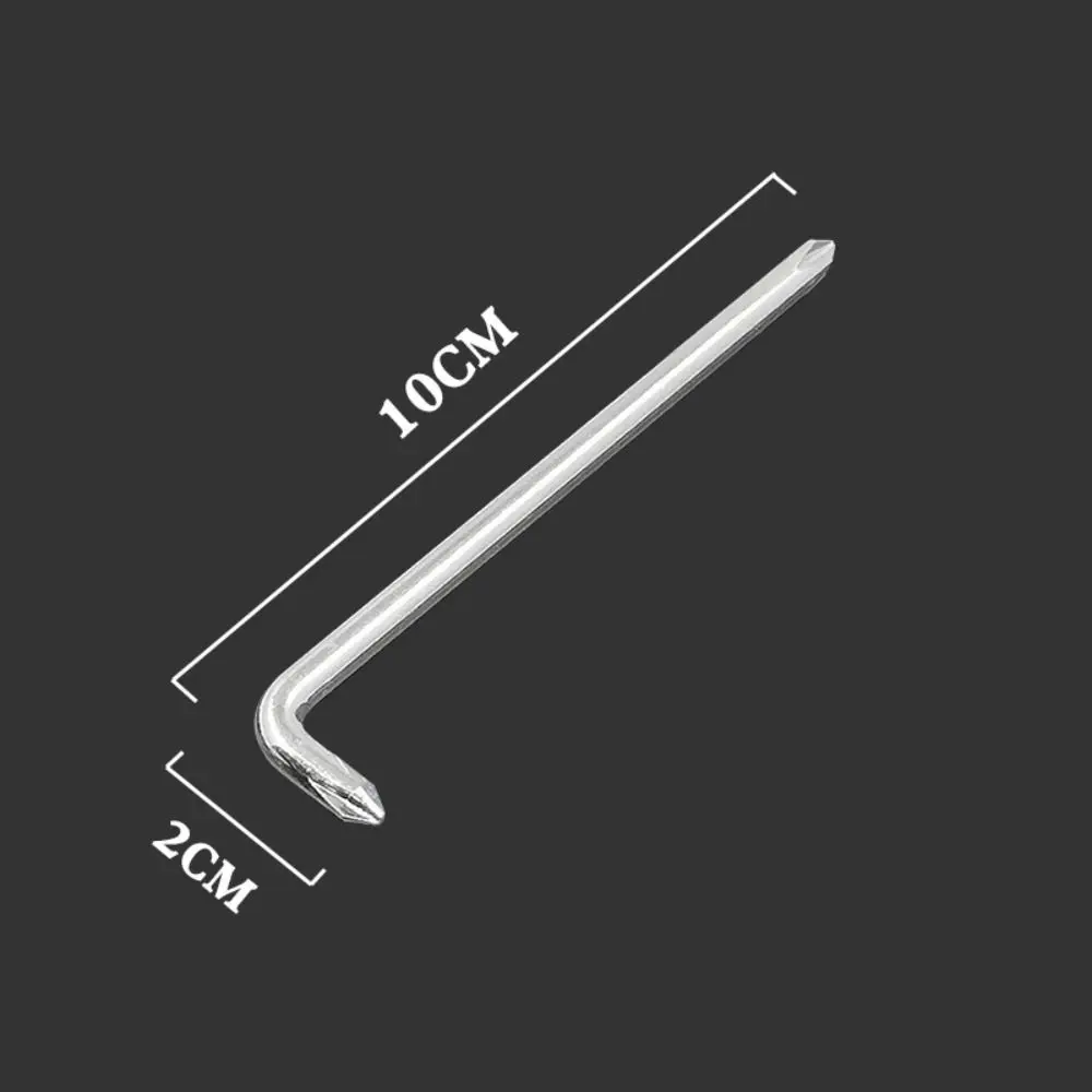 3PCS/Set Professional Elbow Bend Short Arm PH0 PH1 PH2 L-Type Screwdriver Double Headed Screwdriver Set