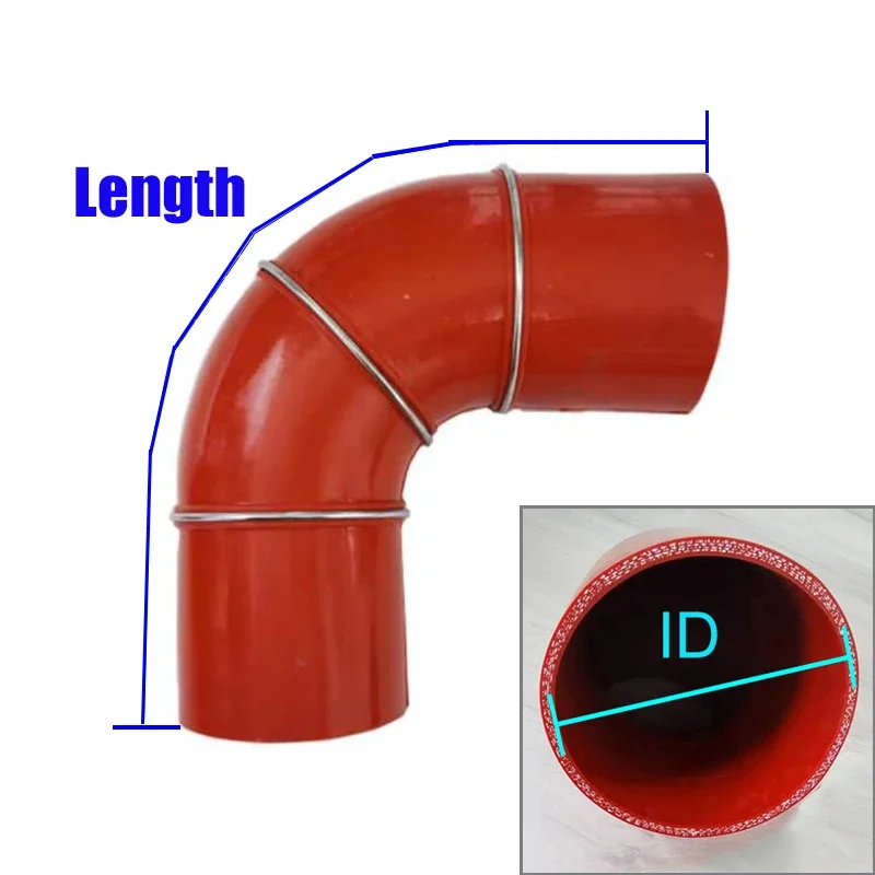 ユニバーサルカーアクセサリー,90度ホース,自動車用インタークーラー,ターボ用