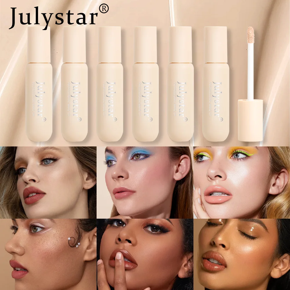 Julystar Nieuwe 10Ml Concealer Waterdichte Cosmetische Gezicht Concealer Stereoscopische Contouren Vloeibare Foundation Vrouw Voor Make-Up