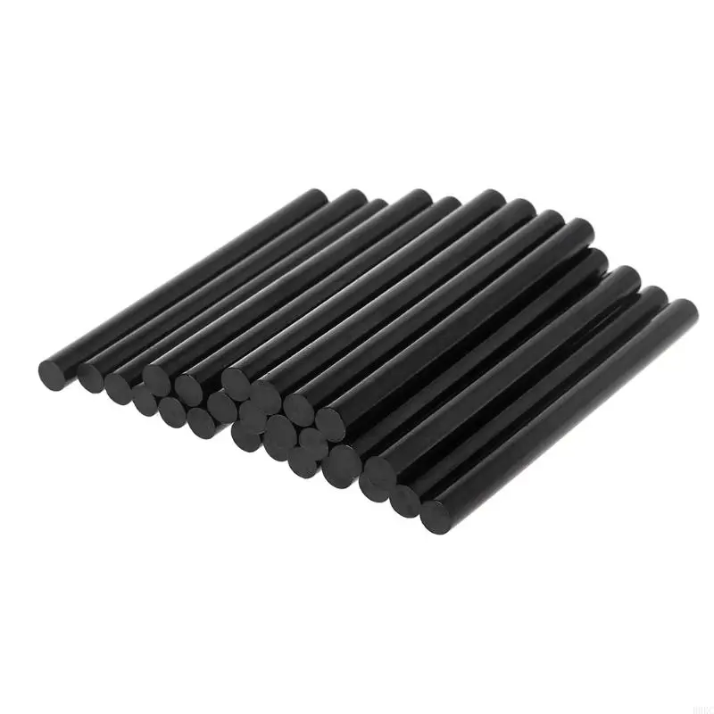 

B0KC 25pcs Hot Melt Black High Adhesive For DIY Crafts Repair Tools
