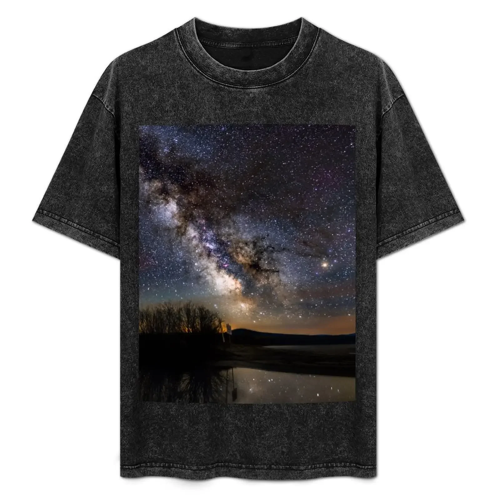 Milky Way T-Shirt sports fans customs cotton t shirt men